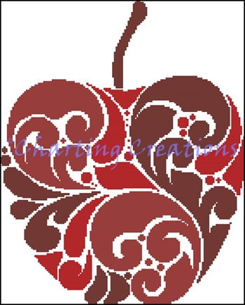 (image for) Red Apple Silhouette